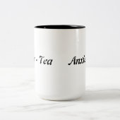 Tasse 2 Couleurs Boue de thé d'anxiété (Centre)