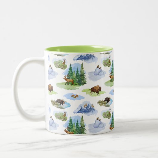 Tasse 2 Couleurs Boue de Toile Rocky Mountain (Gauche)