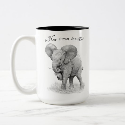 Tasse 2 Couleurs Boue d'éléphant (Gauche)