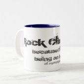 Tasse 2 Couleurs boue d'escalade (Devant gauche)