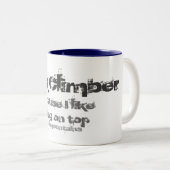 Tasse 2 Couleurs boue d'escalade (Devant droit)