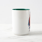 Tasse 2 Couleurs Boue d'oiseaux (Centre)