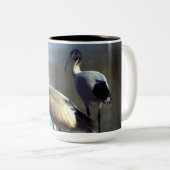 Tasse 2 Couleurs Boue d'oiseaux (Devant droit)