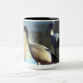 Tasse 2 Couleurs Boue d'oiseaux (Centre)