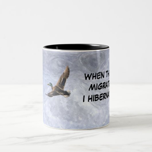 Tasse 2 Couleurs Boue d'oiseaux (Centre)