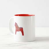 Tasse 2 Couleurs Boue du Cheval Rouge (Devant gauche)