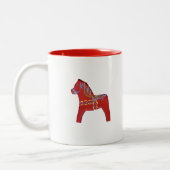 Tasse 2 Couleurs Boue du Cheval Rouge (Gauche)