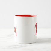 Tasse 2 Couleurs Boue du Cheval Rouge (Centre)