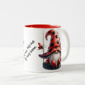 Tasse 2 Couleurs Boue en céramique éponge de Ladybug Gnomes (Devant droit)