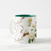 Tasse 2 Couleurs Boue florale Angel (Devant gauche)