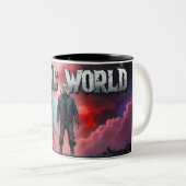 Tasse 2 Couleurs Boue mondiale toxique (Devant droit)