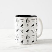 Tasse 2 Couleurs boue motif (Devant droit)