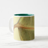 Tasse 2 Couleurs Boue verte Leave (Devant gauche)