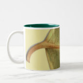 Tasse 2 Couleurs Boue verte Leave (Gauche)