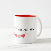 Tasse 2 Couleurs Boug café du coeur - Motivation matinale mignonne  (Devant droit)