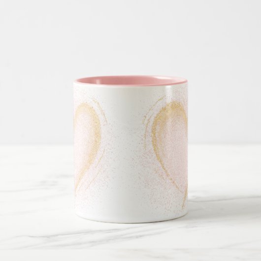 Tasse 2 Couleurs Boug Coeur Épargné (Centre)