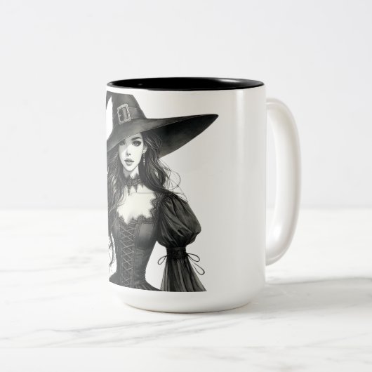 Tasse 2 Couleurs Boug d'art sorcier enchantant (Devant droit)