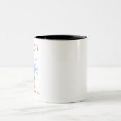 Tasse 2 Couleurs Boug de café avec écriture (Centre)