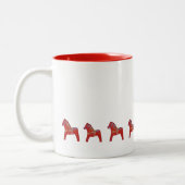Tasse 2 Couleurs Boug de café Cheval Dala Rouge (Gauche)