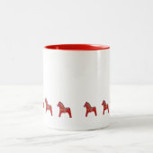 Tasse 2 Couleurs Boug de café Cheval Dala Rouge (Centre)