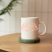 Tasse 2 Couleurs Boug de café Lotus Fleur 11 onces