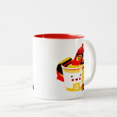 Tasse 2 Couleurs Boug de chiens de soupe (Devant droit)