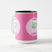 Tasse 2 Couleurs Boug de machine à bulles roses pour enfants (Devant gauche)