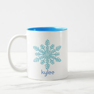 Tasse 2 Couleurs Boug de Noël personnalisable, Soirée de Noël