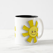 Tasse 2 Couleurs Boug de thé légèrement solaire (Devant droit)