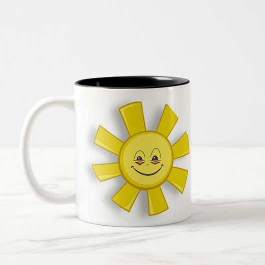 Tasse 2 Couleurs Boug de thé légèrement solaire (Gauche)