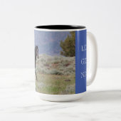 Tasse 2 Couleurs Boug d'étalon noir sauvage (Devant droit)