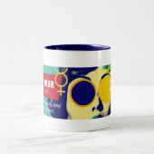 Tasse 2 Couleurs Boug d'heure au mercure - intérieur couleur (Centre)