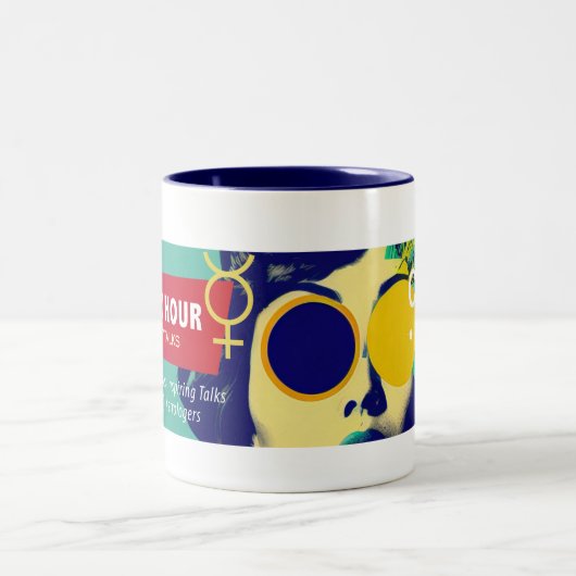 Tasse 2 Couleurs Boug d'heure au mercure - intérieur couleur (Centre)