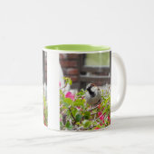 Tasse 2 Couleurs Boug d'oiseaux doux (Devant droit)
