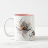 Tasse 2 Couleurs Boug en céramique Fleurs d'aquarelle graciques et (Gauche)