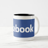 Tasse 2 Couleurs Boug facebook de haute qualité (Devant droit)