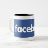 Tasse 2 Couleurs Boug facebook de haute qualité (Devant gauche)
