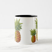 Tasse 2 Couleurs Boug paradisiaque d'ananas tropical (Centre)