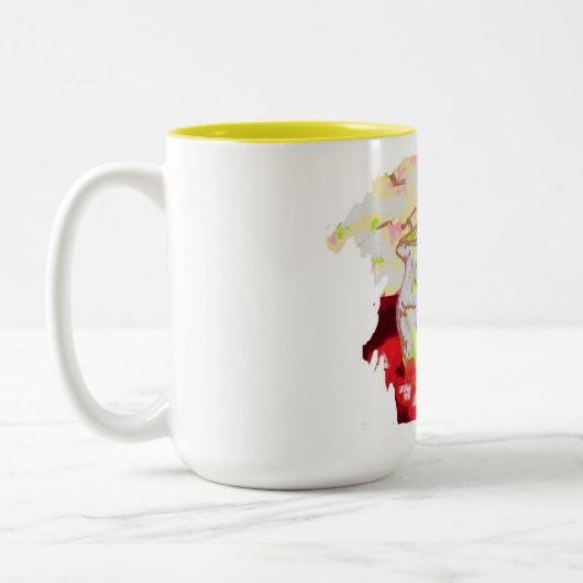 Tasse 2 Couleurs Boug " Pitcher avec Fruit (Gauche)