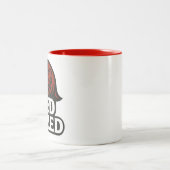 Tasse 2 Couleurs Boug Rouge Pilled™ - Sip Up. Parle. (Centre)