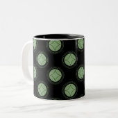 Tasse 2 Couleurs Boug, Vert clair (Devant gauche)