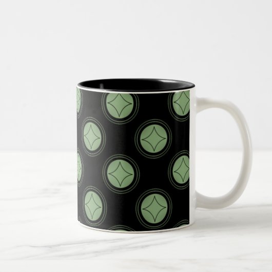 Tasse 2 Couleurs Boug, Vert clair (Droit)