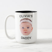 Tasse 2 Couleurs Boug Visage Personnalisé, Boug Baby Personnalisé, (Gauche)