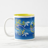 Tasse 2 Couleurs Bouge fleurie de luxe (Gauche)