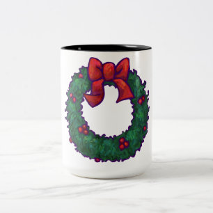Tasse 2 Couleurs Boughs de Holly