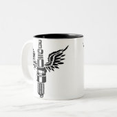 Tasse 2 Couleurs Bougie d'allumage (Devant gauche)