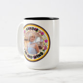 Tasse 2 Couleurs Bougie dans le vent Deux tons (Devant gauche)