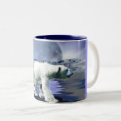 TASSE 2 COULEURS BOUGIE POLAIRE DE LA FAUNE (Devant droit)