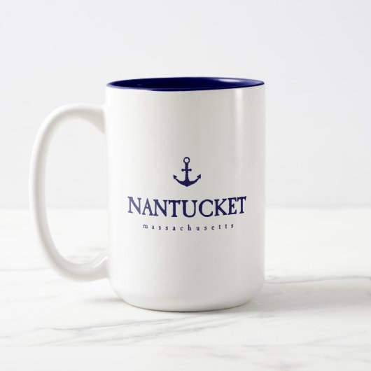 Tasse 2 Couleurs Bouillie de café Nantucket (Gauche)