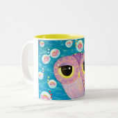 Tasse 2 Couleurs Bouillonnement avec amour (Devant gauche)